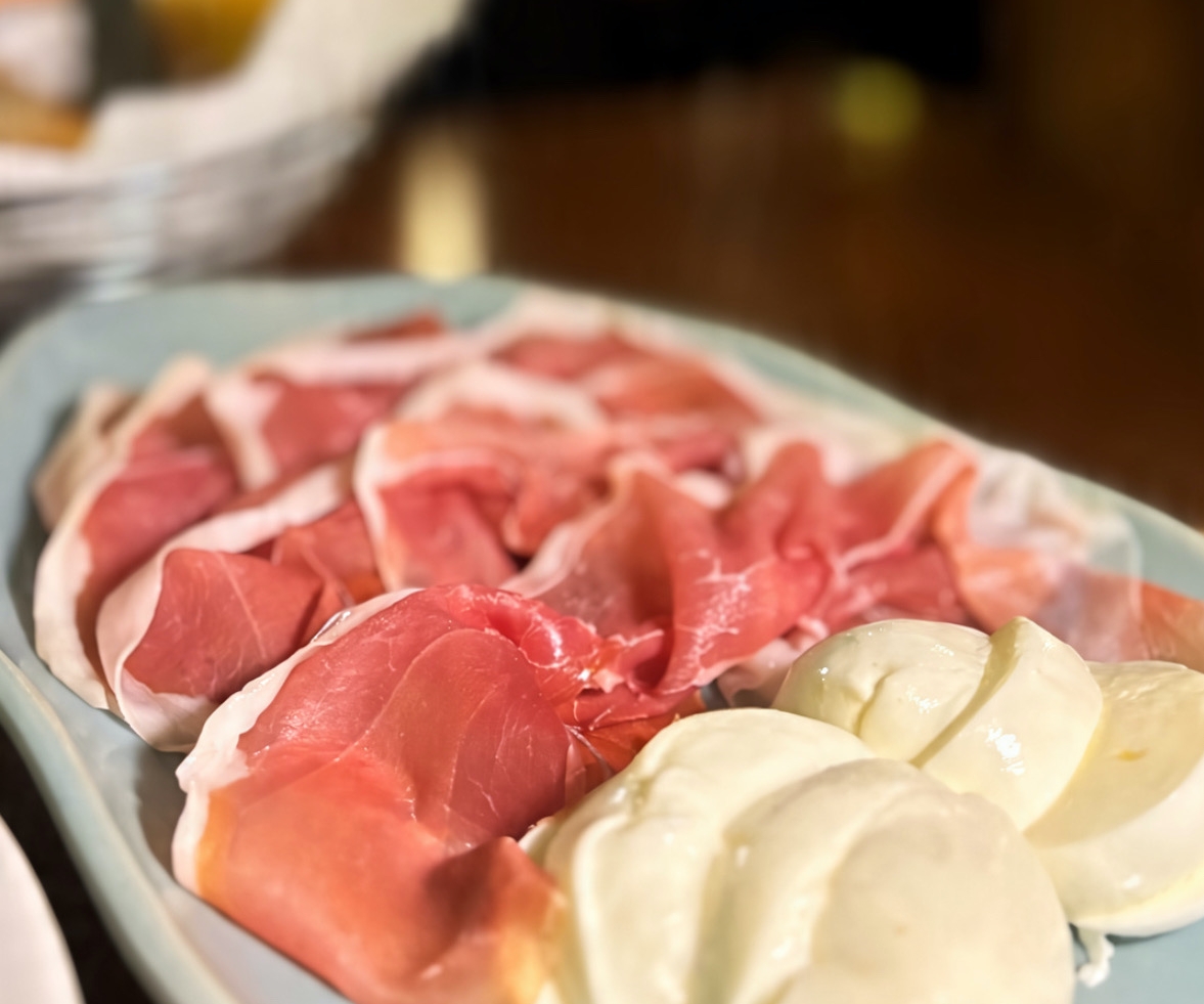 Parma e burrata da casa